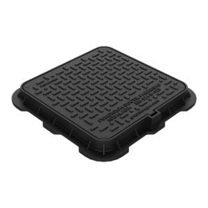 Tapa hidráulica y marco composite cuadrado